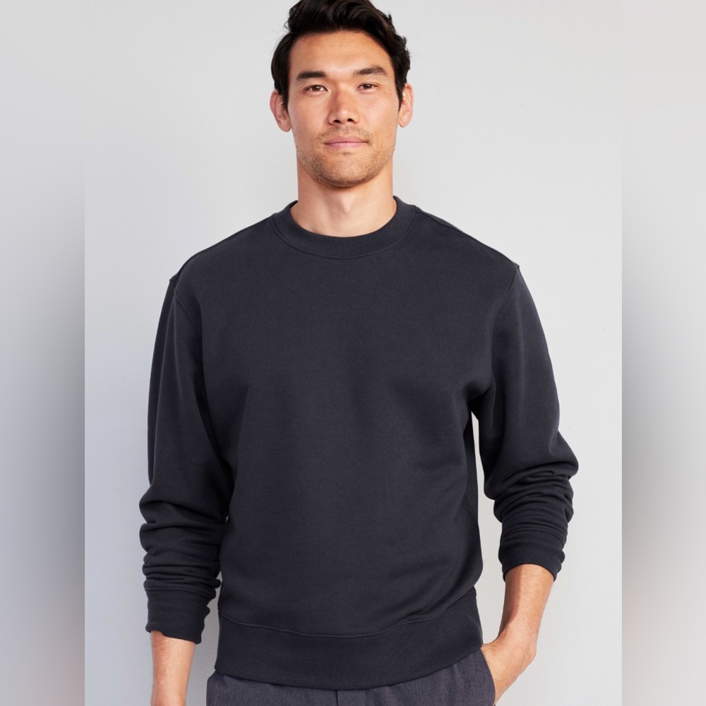 🆕 Old Navy Men's Loose Rotation Crew-Neck Sweatshirt L